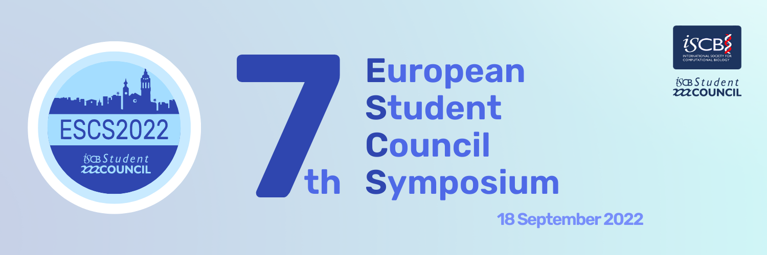 Banner with logo ESCS2022